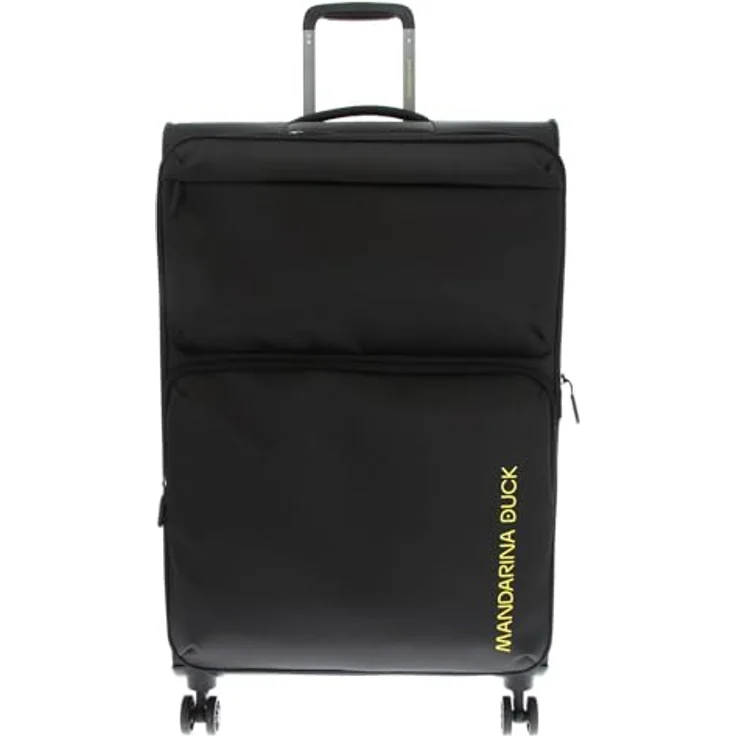 Mandarina Duck Zephyr Trolley Large EXP, espandibile in tessuto morbido ad effetto 3D, leggero e pratico, blu – Bild 3