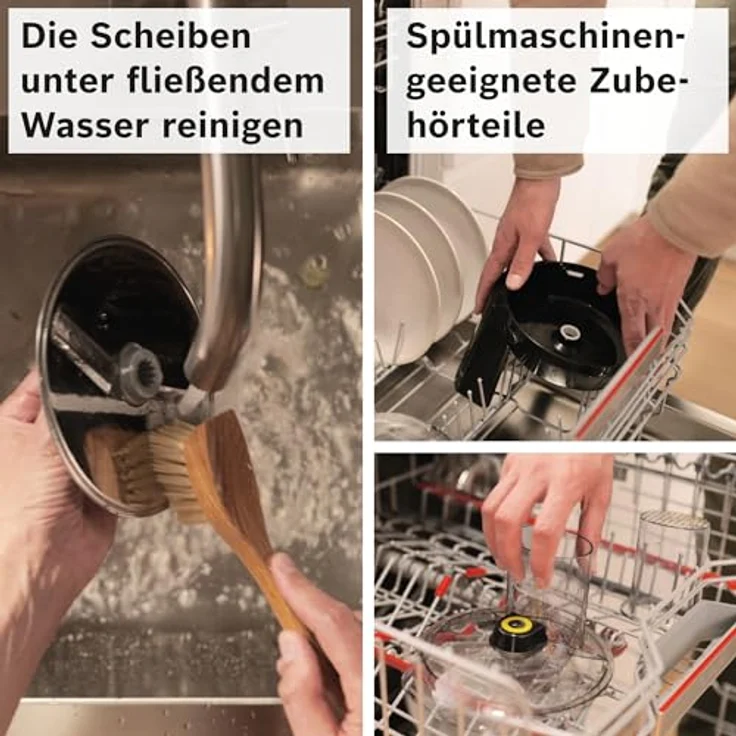 Bosch Hausgeräte MUZS68VL Zubehör-Set VeggieLove, Scheiben Edelstahl – Bild 5