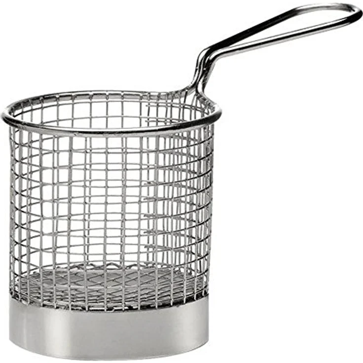 Assheuer + Pott APS 40601 Servier-Frittierkorb SNACKHOLDER, Edelstahl, Ø 9 cm, Höhe 8,5 cm – Bild 2