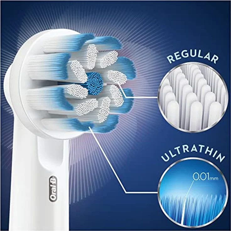 Oral-B Sensitive Clean Aufsteckbürsten für Unsere Sanfteste Reinigung, 10 Stück – Bild 4