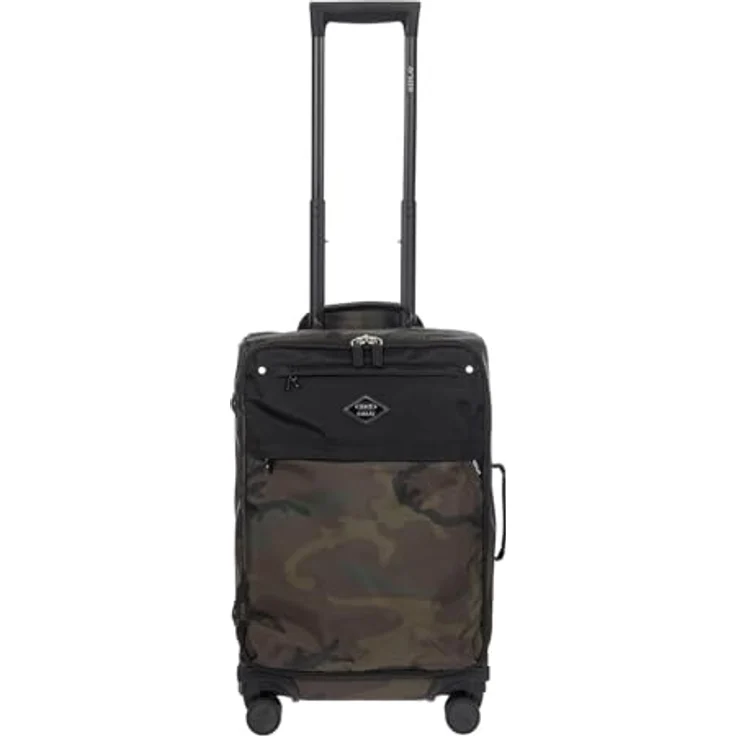 Brics Replay Camouflage Kabinentrolley 4 Rollen, 55 cm, Grün, 41 l mit arretierbarem Griff und praktischen Außentaschen – Bild 8