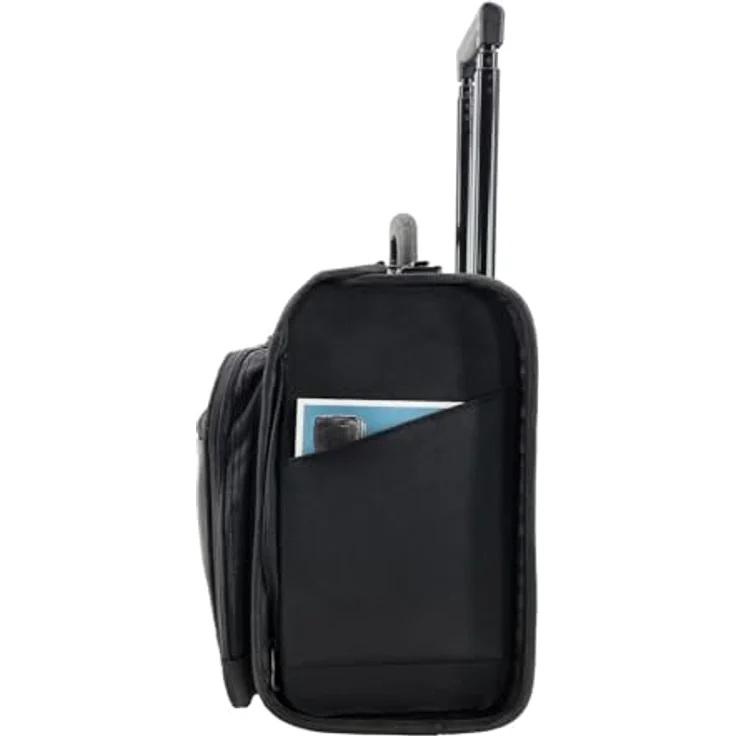 Lightpak Pilotenkoffer Trolley R-PE, umweltfreundlicher Schwarz koffer aus RPET, 43 l mit Rucksackfunktion für Laptop und Geschäftszubehör – Bild 4