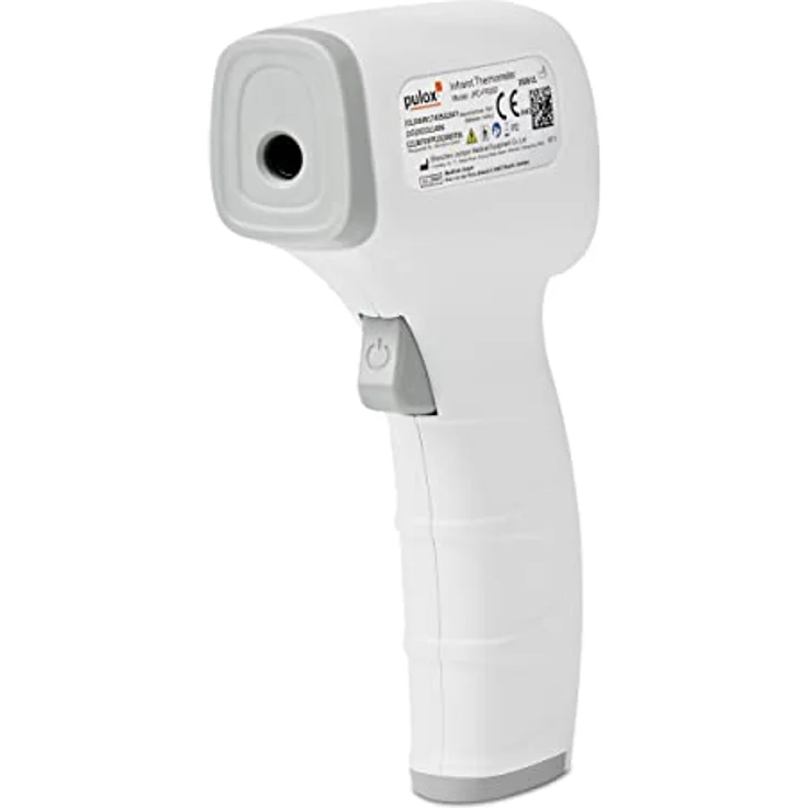 Pulox Fieberthermometer kontaktlos Stirnthermometer Infrarot JPD-FR202 hygienische Messung der Körpertemperatur für Kinder, Erwachsene, Babys – Bild 2