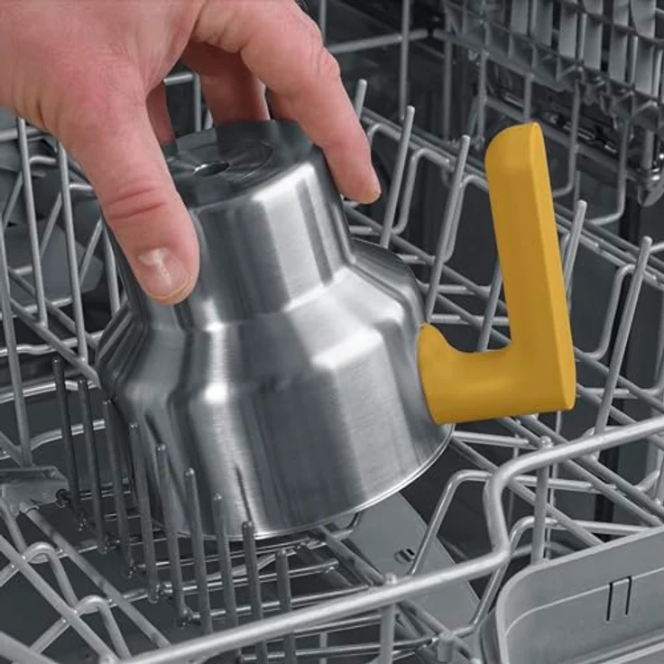 Severin Milchaufschäumer SPUMA LITE SM 3597, 500 W, kaltes & warmes Aufschäumen, Schoko-Funktion, geeignet für vegane Milch, gelb – Bild 4