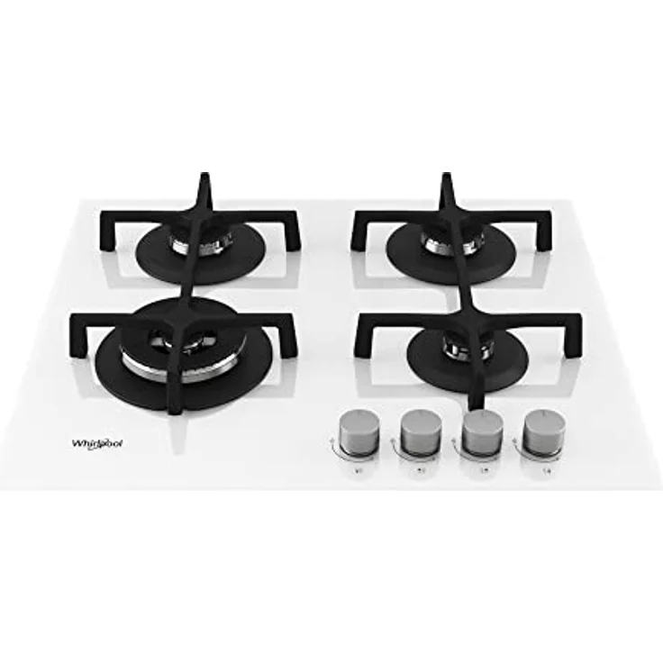 Whirlpool PH GOA6423WH Kochfeld Ambient/Urban, transparentes Glas, 1 x 3500 W Doppelkrone, 2 x Halbgeschwindigkeit, 51 x 59 x 4,9 cm – Bild 2