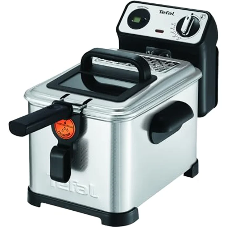 Tefal fr511170 Fritteuse, für 3 Liter Öl, mit Sichtfenster, Leistung 2400 W, Inox, grau – Bild 2