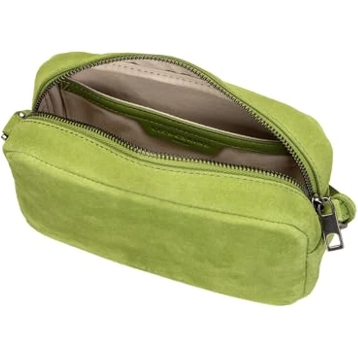 Liebeskind Ella Umhängetasche, 21 cm, 100% Leder, grün, mit hochwertiger Verarbeitung – Bild 4