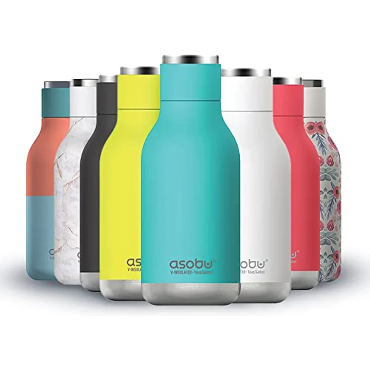 Asobu - Urban - Edelstahl Isolierflasche Türkisblau, SBV24 TURQOISE, Divers