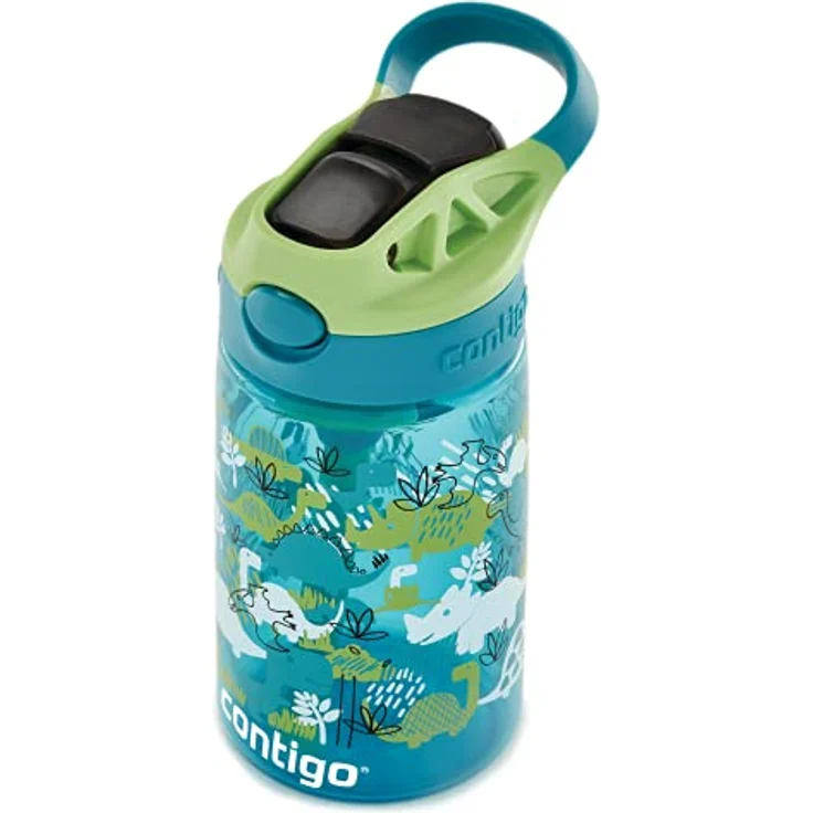 Contigo 2127479 Kids’ Easy-Clean AUTOSPOUT Straw Water Bottle; BPA-free, robust water bottle;,1 leak-proof; easy-clean; easy-clean; ideal for daycare, preschool, school and sports; 14 oz – Bild 3