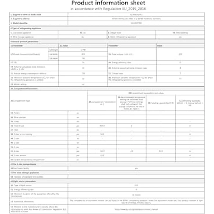 LG GSLE81PYBD, Side-by-Side Kühlschrank, 628L, Multi-Airflow, Prime Silver, Total NoFrost, DoorCooling+ – Bild 12