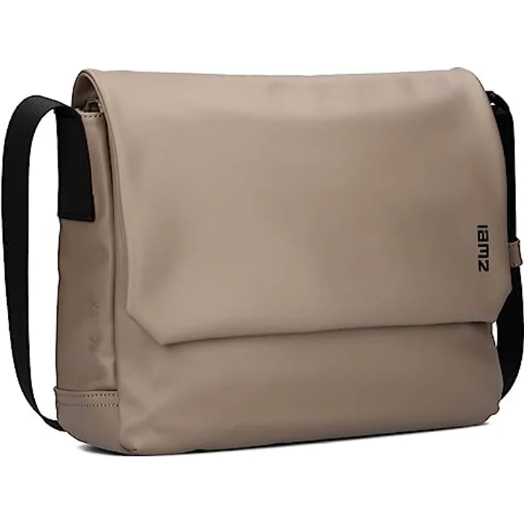 ZWEI Cargo CA130, Umhängetasche aus robustem Kunstleder, sportliches Design, braun, 33 x 12 x 26 cm – Bild 2