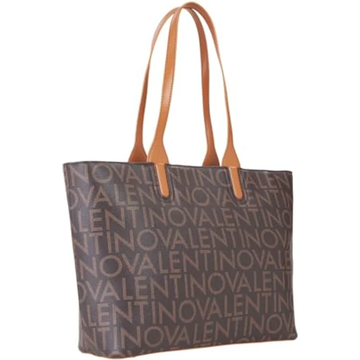 VALENTINO BAGS Shopper Regina, elegante Einkaufstasche aus robustem Polyurethan mit Reißverschlussfach, Schwarz – Bild 3