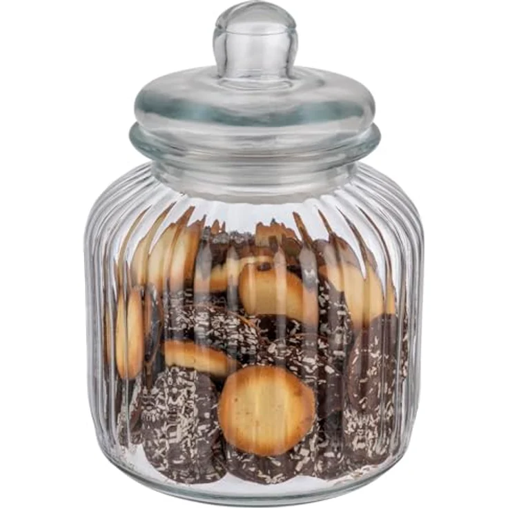 Assheuer + Pott APS 82268 Vorratsglas COOKIEGO, transparent, Ø 17 cm, Höhe 24,5 cm, 3 Liter, luftdicht und feuchtigkeitsgeschützt – Bild 2