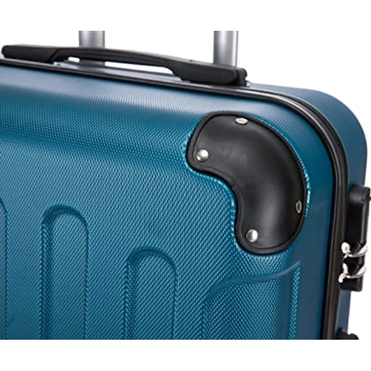 Flexot® F-2045 Koffer, Hartschale mit Zwillingsrollen, 3tlg Kofferset (Royal-Blau) – Bild 3