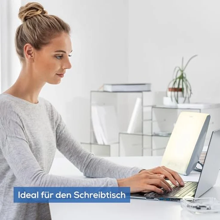 Beurer TL 45 Perfect Day Tageslichtlampe, Simulation von Tageslicht, mit 3 Farbtemperaturen für einen geregelten Tages-Nacht-Rhythmus, Human Centric Lighting, ideal für den Arbeitsplatz oder Zuhause – Bild 5