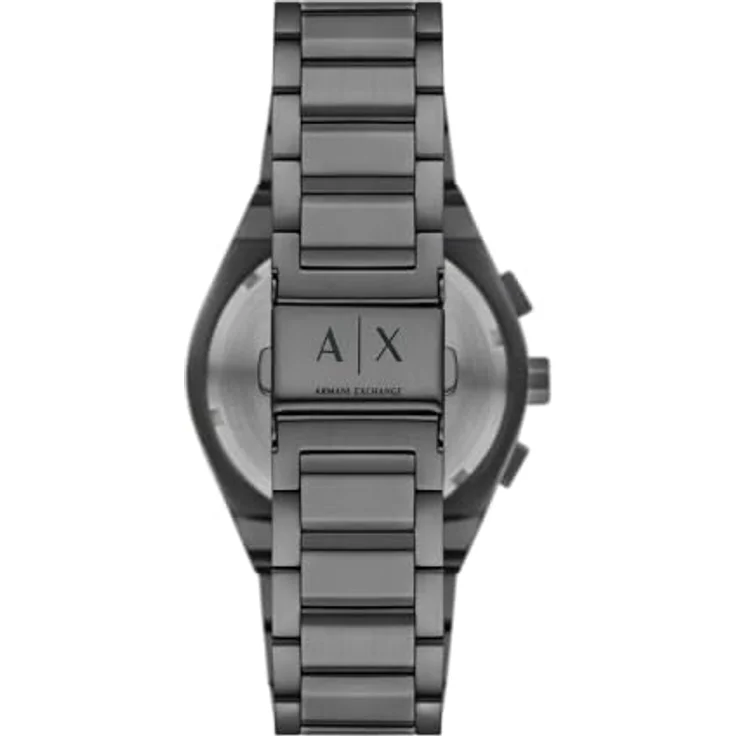 Armani Exchange Herren Chronograph Quarz Uhr mit Edelstahl Armband AX4182, blau 42mm Gehäuse, wasserdicht bis 50m – Bild 5
