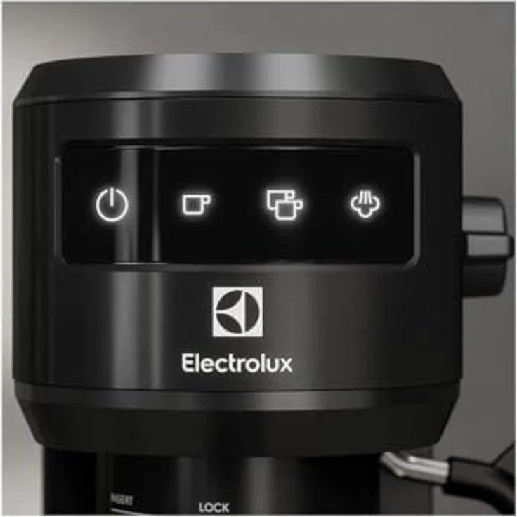 Electrolux E6EC1-6BST Explorer 6 Espresso-Cappuccino-Maschine, Wärmekontrolltechnologie, herausnehmbares Abtropfblech, Milchaufschäumer, 1250-1450 W – Bild 3