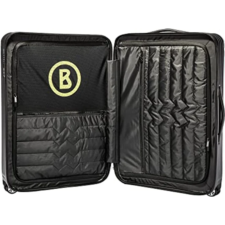 Bogner Trolleycase Piz Deluxe M Schwarz - Hochwertiger eleganter Rollkoffer, Größe One Size - Farbe Black – Bild 4