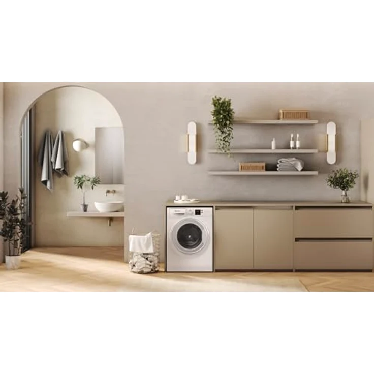 Bauknecht BW 719 A Waschmaschine Frontlader, 7kg, EEK A, Anti-Allergie, Kurzprogramme, Clean Plus, Inverter Motor, Weiß – Bild 2
