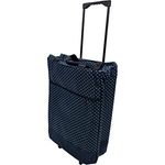 Einkaufstrolley ISO mit Teleskopgriff - blau - Fahrbare Kühltasche mit auziehbarem Handgriff - Einkaufswagen Einkaufskorb mit Rollen Isotasche Hackenporsche