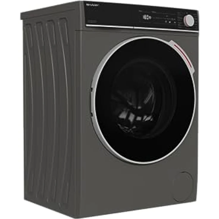 Sharp ES-NFH714CANA-DE Waschmaschine Frontlader / 7 kg/A (A bis G) / 1400 U/min/Adanced Inverter Motor / 15 Programme/Dampffunktion/AquaStop/Espresso Gray - Preisvergleich – Bild 3