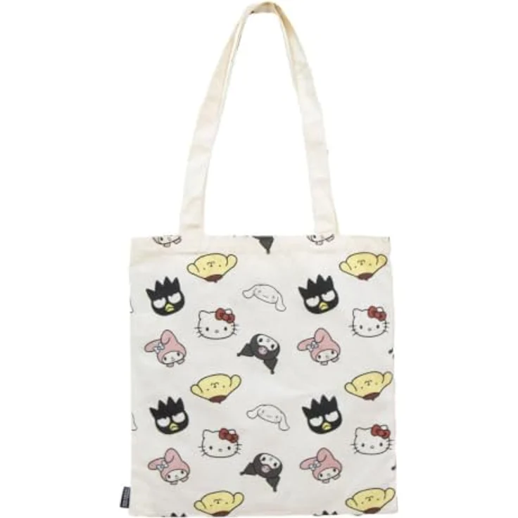 Hello Kitty Shopper Bag, leicht und faltbar, Mehrfarbig, 38 × 40 cm, aus Polyester und Baumwolle – Bild 2