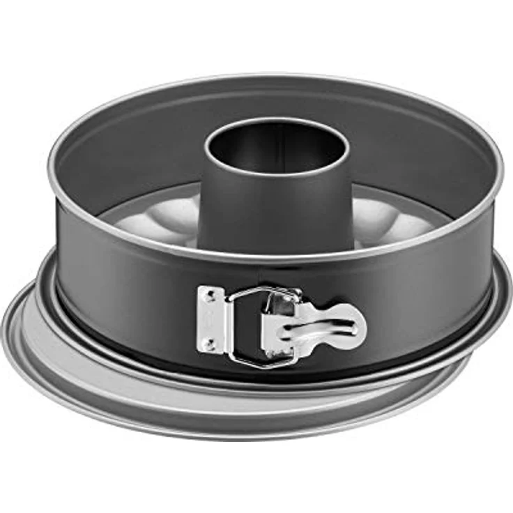 Kaiser Inspiration Springform 26 cm rund, 2 Böden, Flach- und Rohrboden, runde Backform, antihaftbeschichtet, auslaufsicher, mit Rezept – Bild 2