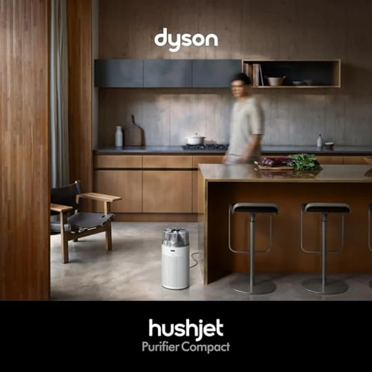 Dyson Hushjet™ Purifier Compact HJ10, Luftreiniger mit elektrostativer Filtration, für Räume bis 100m², kompakte Größe – Bild 2