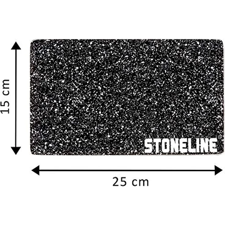 STONELINE 16987 Glas-Schneidbrett-Set, 4-tlg. , ca. 25 x 14 cm, Höhe ca. 0,4 cm – Bild 3