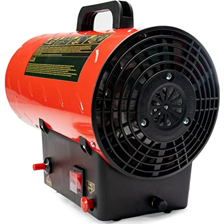 Grafner Gasheizer Gasheizgebläse Heizlüfter Bauheizer 15kW Heizstrahler EH10937, Heizstrahler – Bild 5