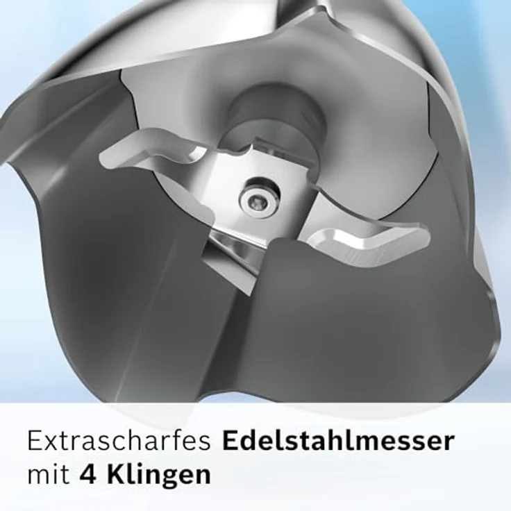 Bosch Hausgeräte Series 6 MSM6M830, Stabmixer mit 1200 Watt, Edelstahl-Gehäuse, Quattro-Blade System Pro, Silber – Bild 5