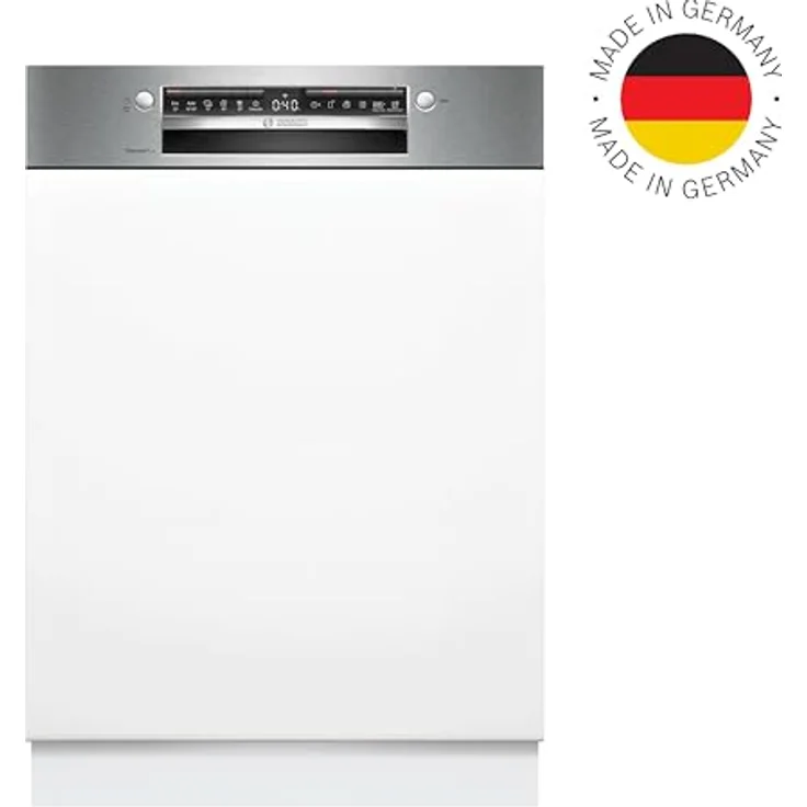 Bosch Serie 4, Teilintegrierter Geschirrspüler, 60 cm, Edelstahl, SMI4EAS23E – Bild 2