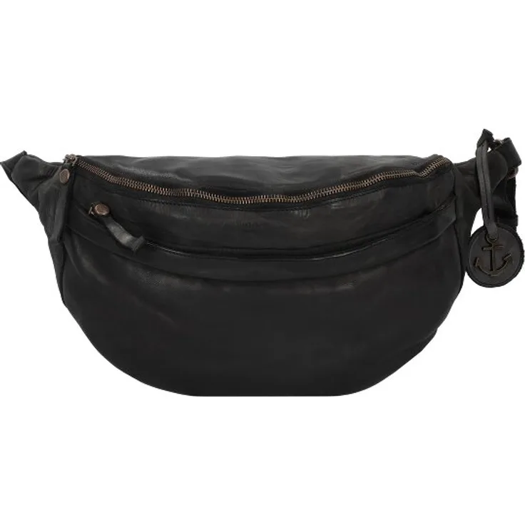 Harbour 2nd Urban Poets Gürteltasche aus 100% Leder, 37 cm, schwarz