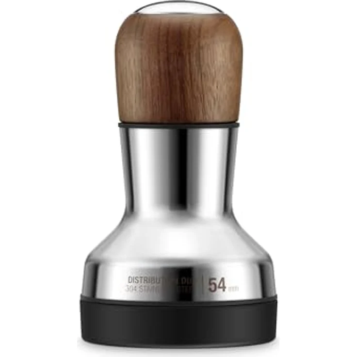 Sage Duo 54, 2-in-1-Verteilungswerkzeug für Kaffeemaschinen aus rostfreiem Stahl und Walnussholz, kompatibel mit 54-mm-Sage-Filtern – Bild 3