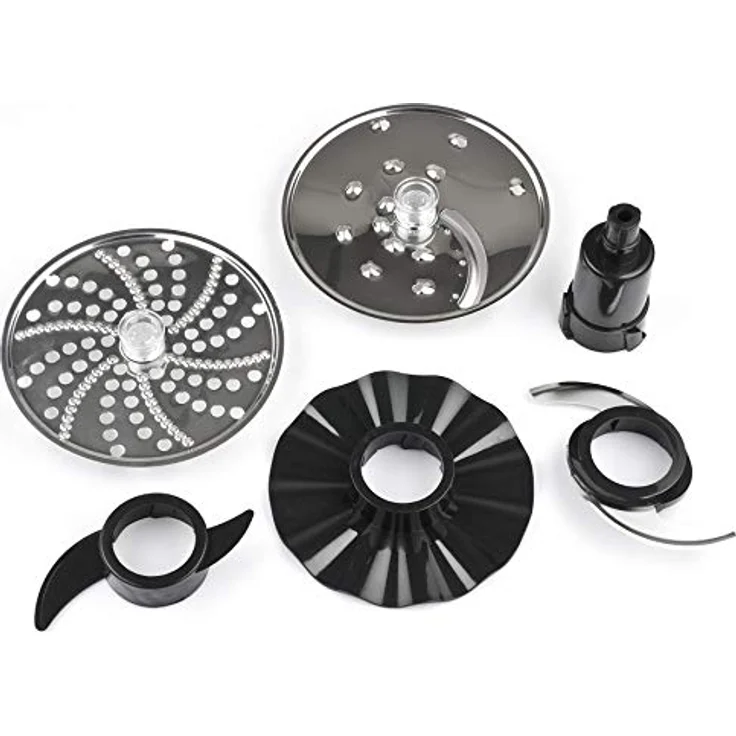Girmi Rb9002 Multifunktions-Roboter, 600 W Leistung, 1200 cc Verarbeitungsschale, INOX Wendescheiben – Bild 3