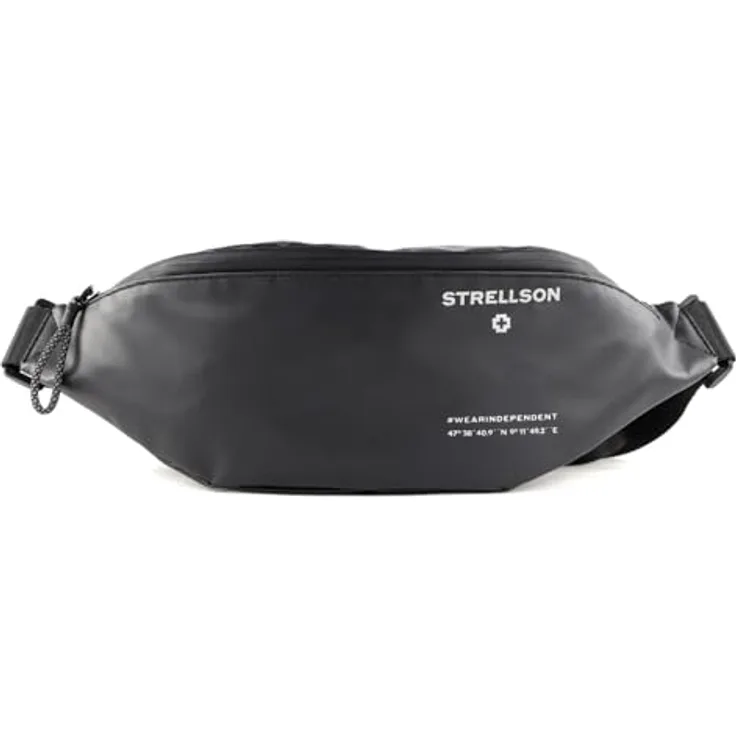 Strellson Stockwell 2.0 Curt Gürteltasche, 36,5 cm, schwarz, 100% PVC