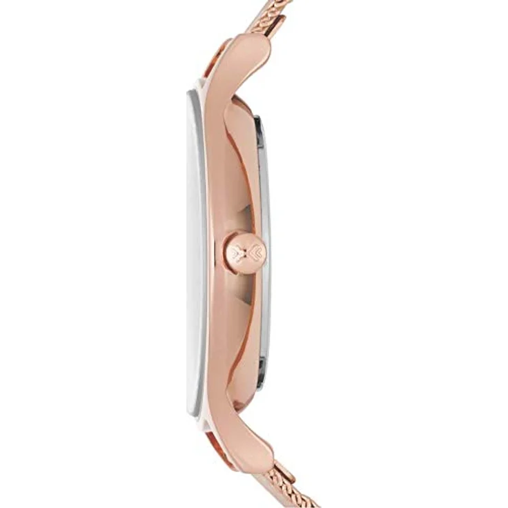 Skagen Anita Lille Damen Uhr, 30mm Quarzwerk mit Edelstahl- oder Lederarmband, Roségoldton und Weiß, wasserdicht bis 30 m – Bild 4