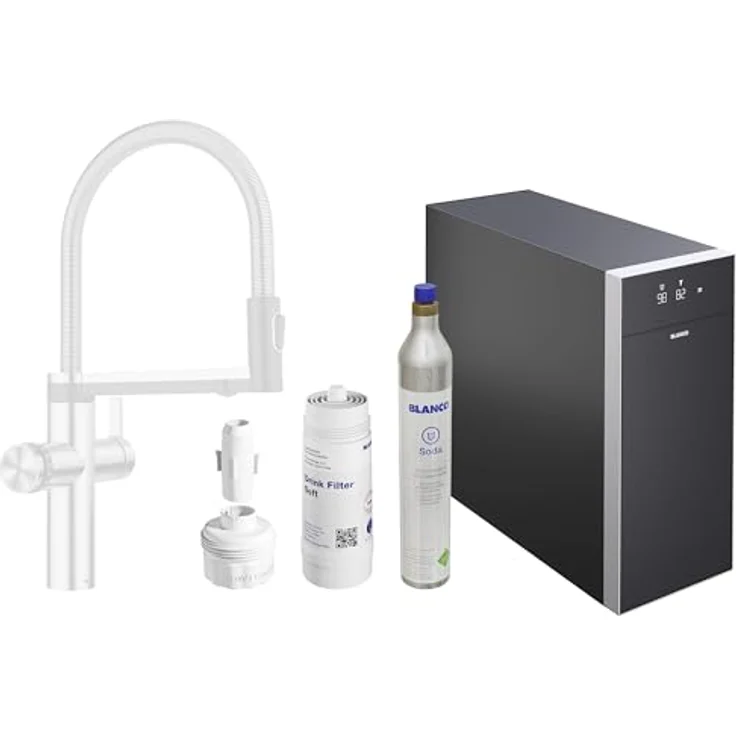 BLANCO CHOICE.All | Wasseraufbereitungs-Gerät in Dunkelgrau mit Touch-Display und CO2-Kartrusche - Preisvergleich – Bild 2