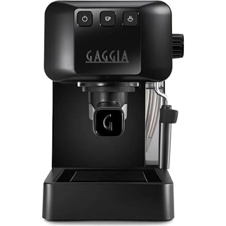 Gaggia EG2109 BLACK, Manuelle Espressomaschine mit Pod-System, Automatisches Vorbrühen und PID-Temperaturkontrolle – Bild 1