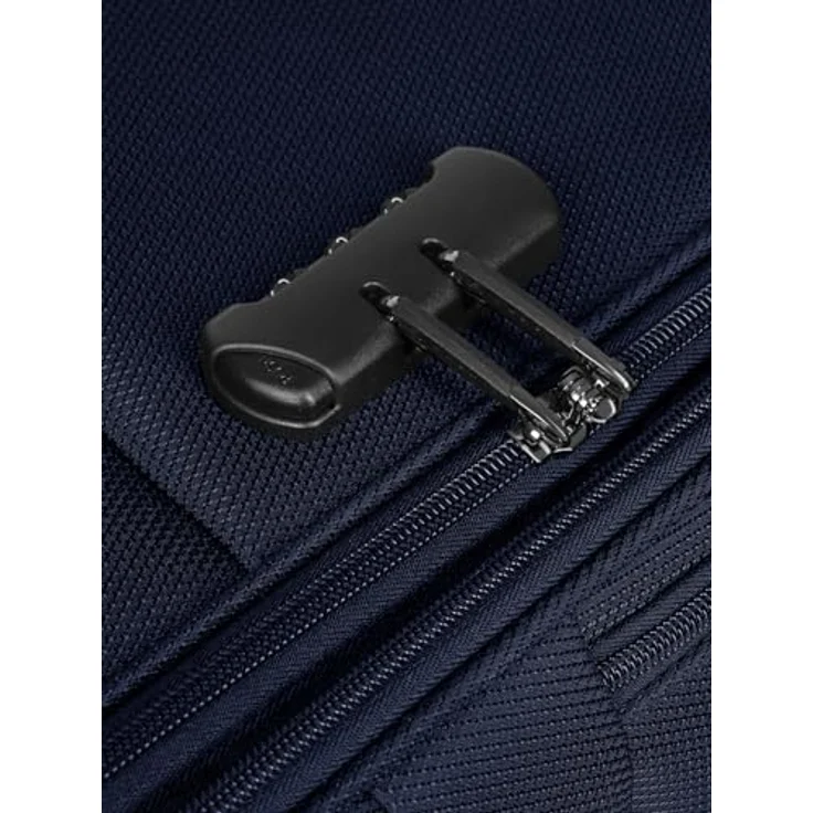 BUGATTI Valencia Soft Kabinen-Koffer, kleiner Cabin-Trolley 36.5 x 19.5 x 55cm, erweiterbar, Doppelrollen, hochwertiges Polyester, 35 Liter Volumen, für Damen und Herren – Bild 4