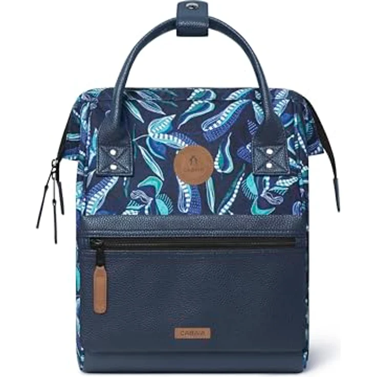 Cabaia Adventurer All Over Small City Rucksack, blau, 32 cm aus 100% Nylon, 23 cm x 13 cm – Bild 6