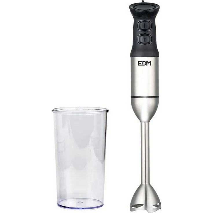 Edm Handrührgerät Schwarz 1000 W, mit 2 Geschwindigkeitsstufen und ergonomischem Griff