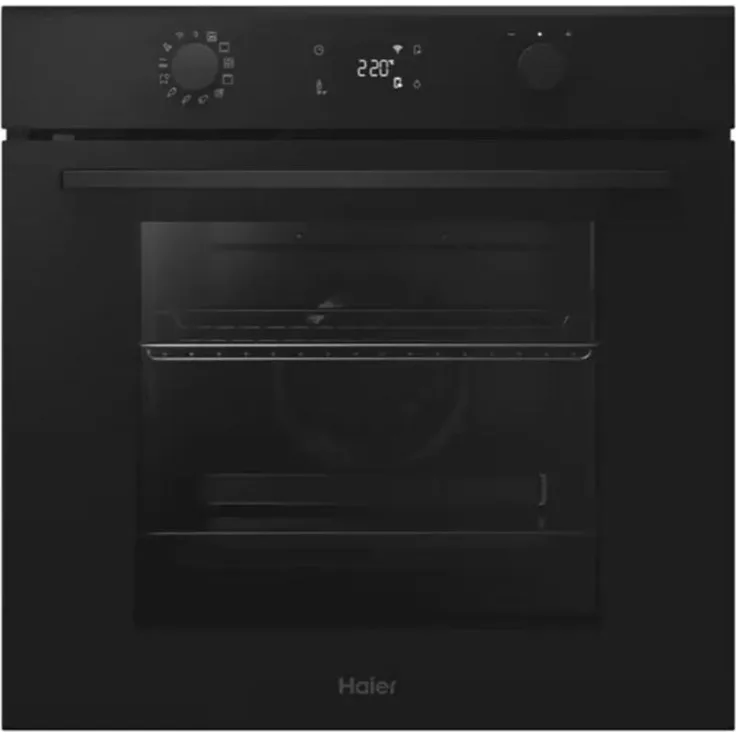 Haier H6 ID23B3YTB, Einbau-Backofen mit 78 l, Hydrolytisch + Pyrolytisch, intelligente Technologie