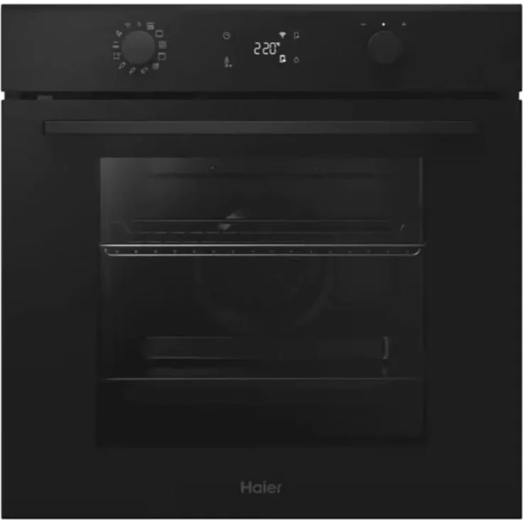 Haier H6 ID23B3YTB, Einbau-Backofen mit 78 l, Hydrolytisch + Pyrolytisch, intelligente Technologie