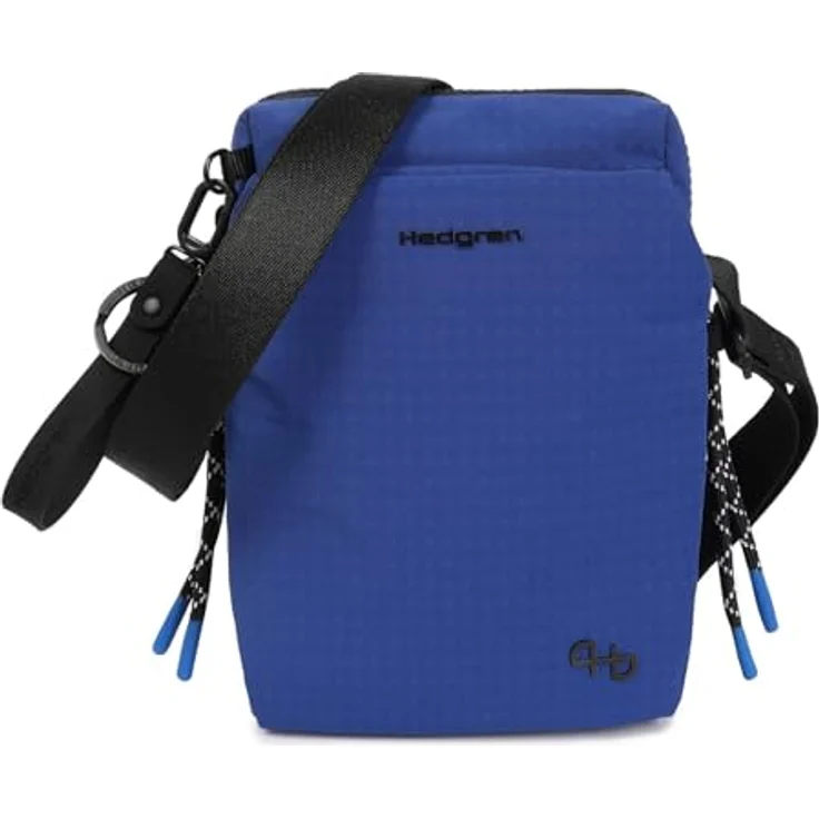 Hedgren Sipho Phone / Bottle Bag, Handtasche mit verstellbarem Umhängeriemen, robustes Polyester, Bellwether Blue – Bild 1