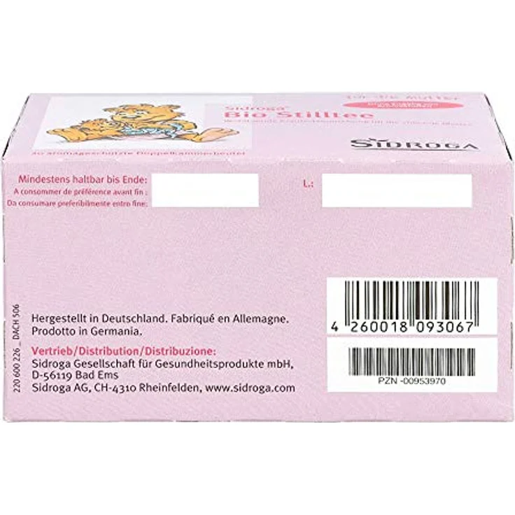 SIDROGA Bio Stilltee, Filterbeutel mit 30 g, natürliche Kräutermischung für Stillende – Bild 5