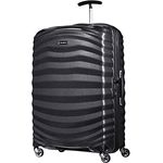 Samsonite Lite-Shock - Spinner L Koffer, 75 cm, 98,5 L, mit 4 Rollen, Schwarz (Black)