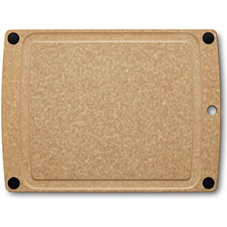 Victorinox Schneidebrett, All-in-One, Cutting Board L 44.4 x, 33 x, 0.6, Saftrille, Klingenschonend, Rutschfest, Spülmaschinengeeignet, Braun – Bild 1