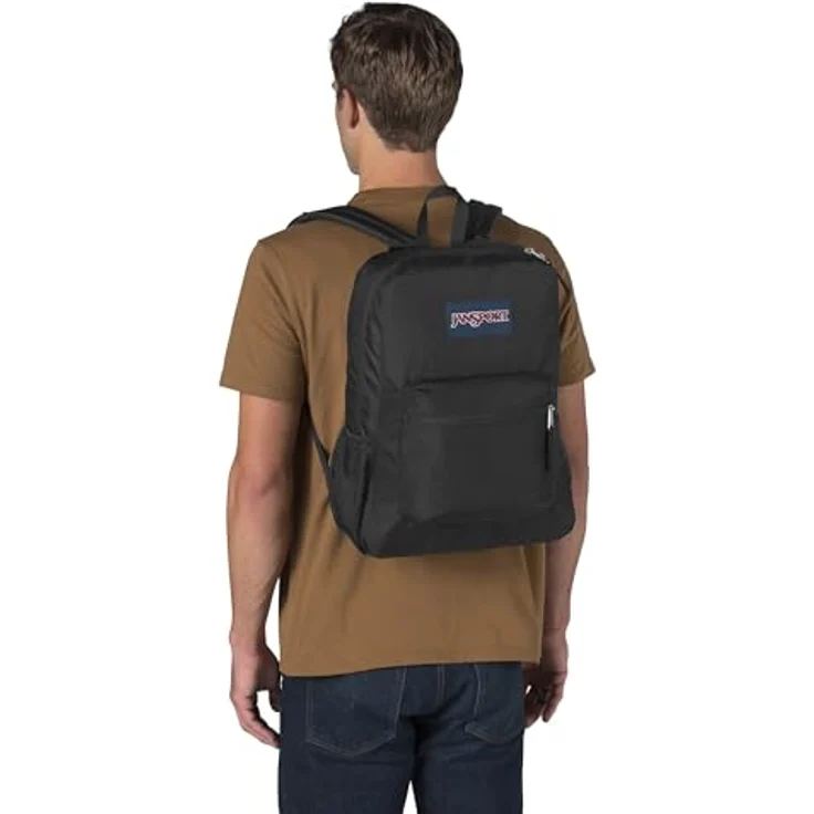 Jansport Cross Town Freizeitrucksack, mit gepolstertem Rücken, großem Hauptfach und Organizer-Tasche – Bild 5