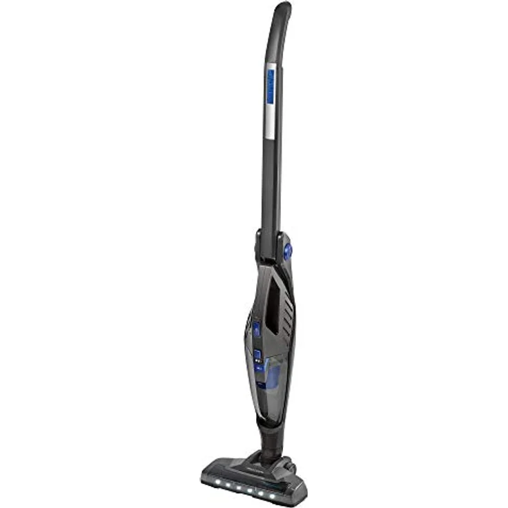 ProfiCare PC-BS 3035 A 2 in 1 Hand-und Bodenstaubsauger, praktische Ladestation inkl. Zubehörhalterung, leistungsstarker 14,8 V Lithium Ionen Akku, Turbo Rotation, HEPA-Filter, anthrazit-blau – Bild 4